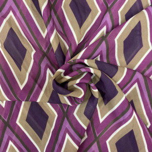 Potiskan šifon, Paradiso, vijoličen