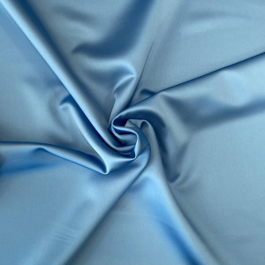 Elastični saten, Elegant, svetlo modra 2024